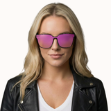 Cam Sunglasses in Hot Pink