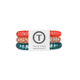 Teleties -Coral Craze Skinny Hair Ties