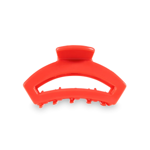 Open Coral Teleties Tiny Hair Clip
