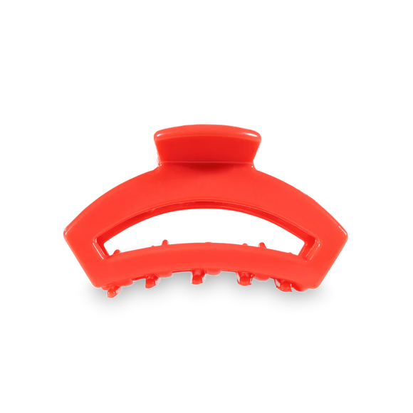 Open Coral Teleties Tiny Hair Clip
