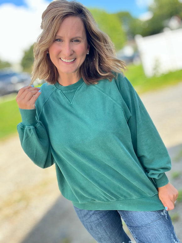 Hunter Green Pullover