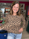 Leopard Crew Neck Sweater