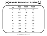 Gianna Pullover Sweater in Pumpkin