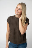 Kelly Knitted Top in Brown