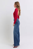 Kara Wide Leg Fray Bottom Judy Blue