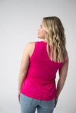 Noelle Tank in Spicy Pink