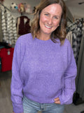 Ultra Soft Sweater in Iris Purple