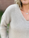 Taupe Sparkle Sweater