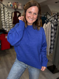 Ultra Soft Sweater in Cobalt