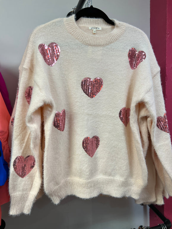 Hearts a Flurry Sweater