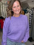 Ultra Soft Sweater in Iris Purple