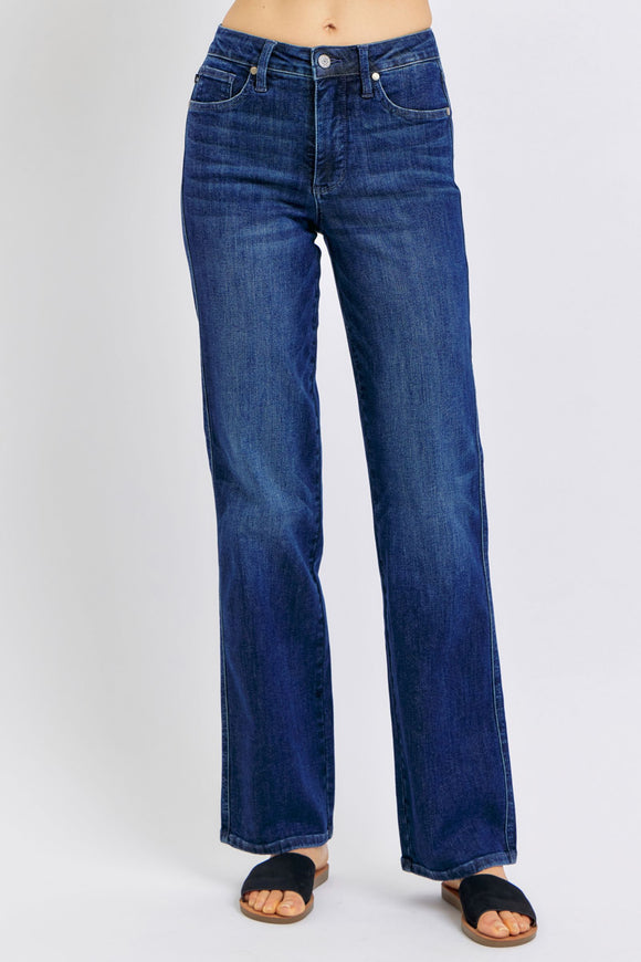 Jocelyn Tummy Control Straight Leg Judy Blue Denim