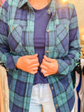 Evergreen Plaid Kendra Shacket