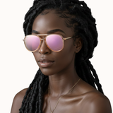 Earhart Aviator NO SNAG Sunglasses in Gold