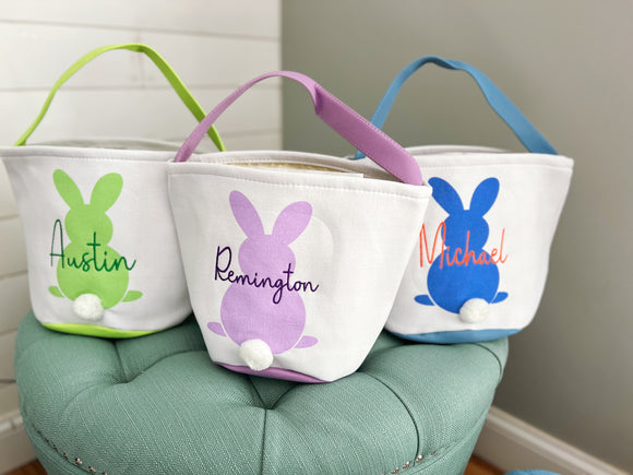 Easter Bunny Tail Easter Basket