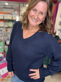 Ultra Soft Classic Sweater in Navy