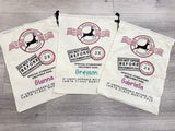 Embroidered Name Santa Sack