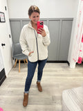 Cozy Quilted Jacket in Grey