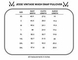 Jesse Vintage Wash Snap Pullover