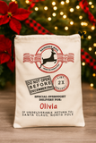 Embroidered Name Santa Sack