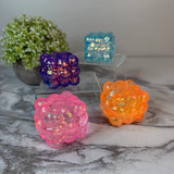 Glitter Bumpy Cube Sugar Squish