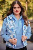Royal Blue Floral Vest