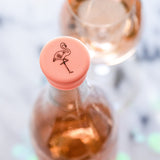 Pink Flamingo Wine Topper