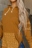 Ampersand Sideslit Hoodie - Made For You- Maple