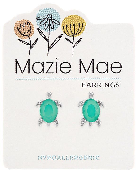 Dainty Turtle Hypoallergenic Studs