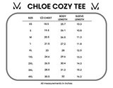 Chloe Cozy Tee in Mulberry