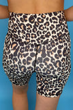 Classic Leopard Biker Shorts