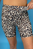 Classic Leopard Biker Shorts