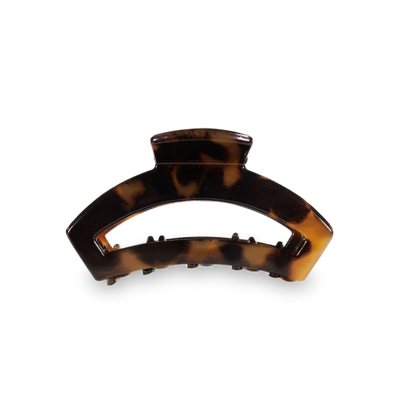 Open Tortoise Teleties Tiny Hair Clip