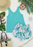 Vera Tank in Bermuda Teal