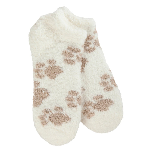 Cozy Low Socks in Stone Paw