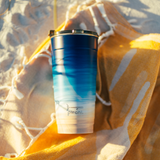 Ombre Insulated Stackable Tumbler 26 oz  - Sand Castle