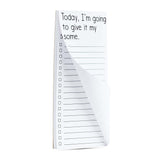 Today I'm going to give it my some funny to-do list pads