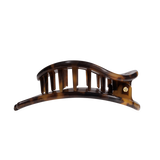 Tortoise | Large| Flat Circle Hair Clip