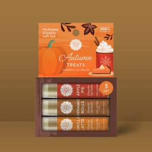 Autumn Treats Lip Balm Set Of 3