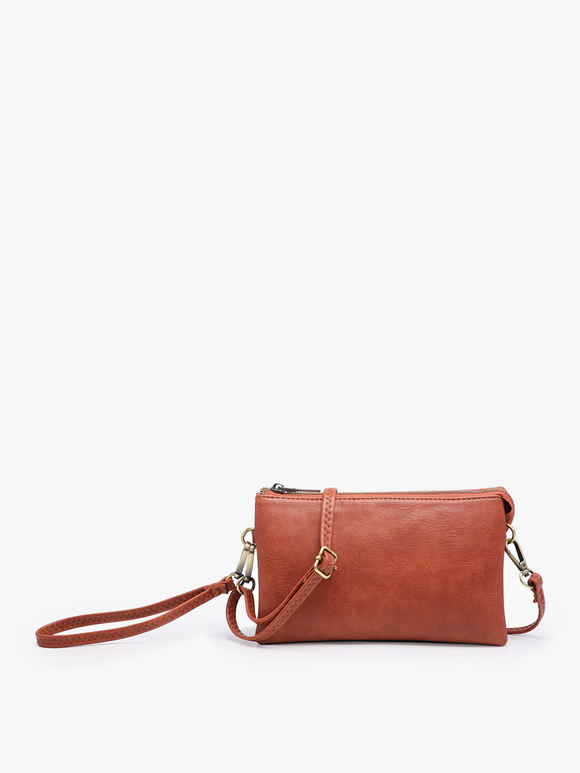 All the Pockets Crossbody in Rust