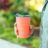 Insulated Stackable Tumbler 16 oz - Coral