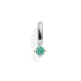 Birthstone Charm: Yellow Topaz / Silver