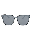 Cam - Women's Medium/ Large Square Sunglasses: Hot Pink