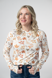 IN STOCK Blair Long Sleeve Top - Harvest Leaves: Large
