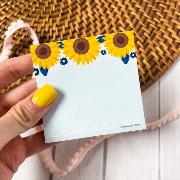 Sunflower Sticky Notes 3