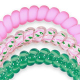Teleties Spiral Hair Coils | Small | Merry Pinkmas Hair Ties