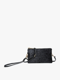 Black Velvet All the Pockets Crossbody/Wristlet