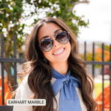 Earhart - Women’s Aviator Sunglasses–Polarized Everyday Chic: Cheetah