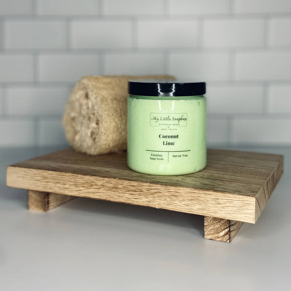 Coconut Lime Foaming Sugar Scrub 8 oz