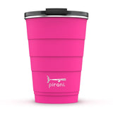 Insulated Stackable Tumbler 16 oz - Dragon Fruit Fuchsia